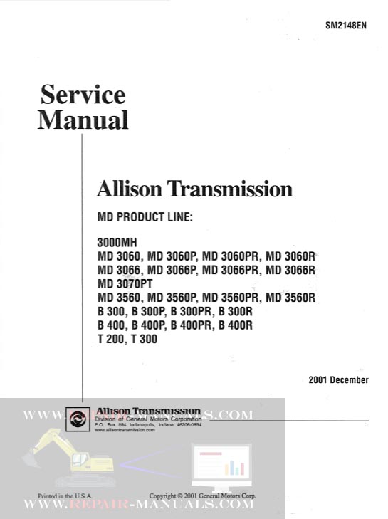 Allison Transmissions SM2148EN1