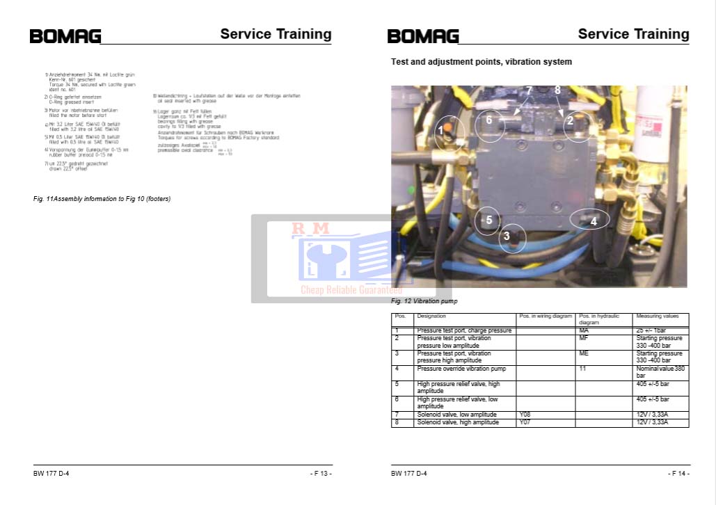 Bomag service manual