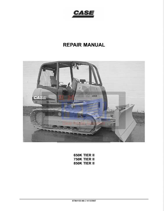 CASE 650K Repair Manual