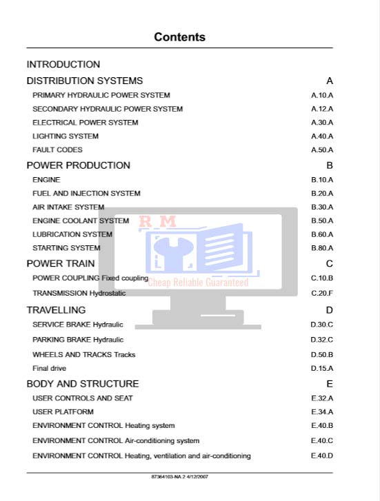CASE 750K Repair Manual