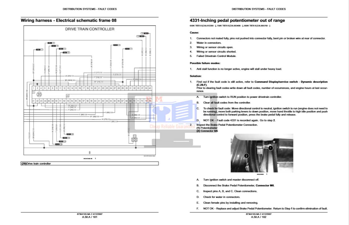 CASE 750K Service Manual