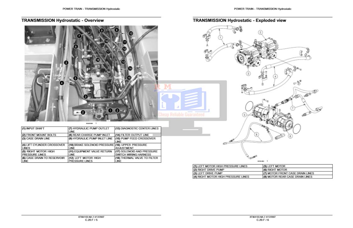 Case 650K, 750K, 850K Dozer Repair Manual - Image 3