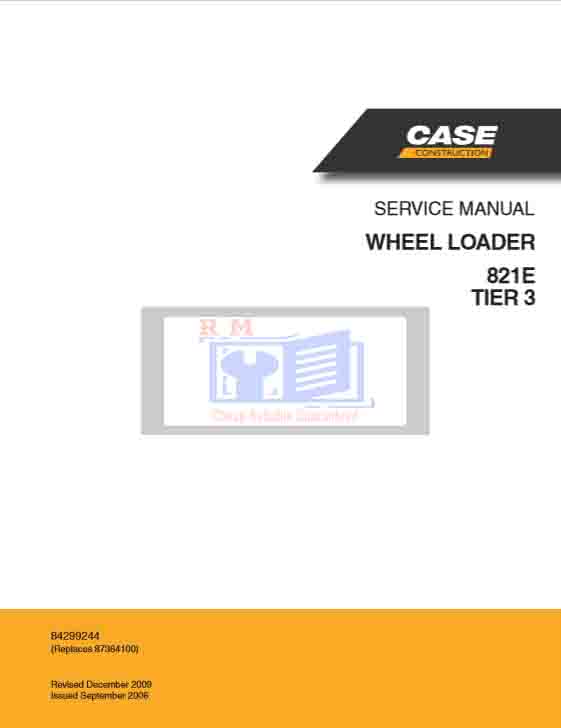 Case 821E Tier3 Wheel Loader