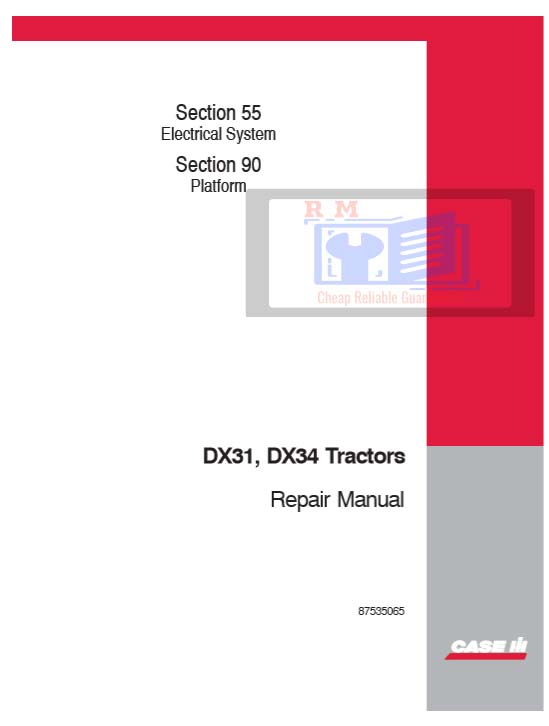 Case IH DX31 Service Manual