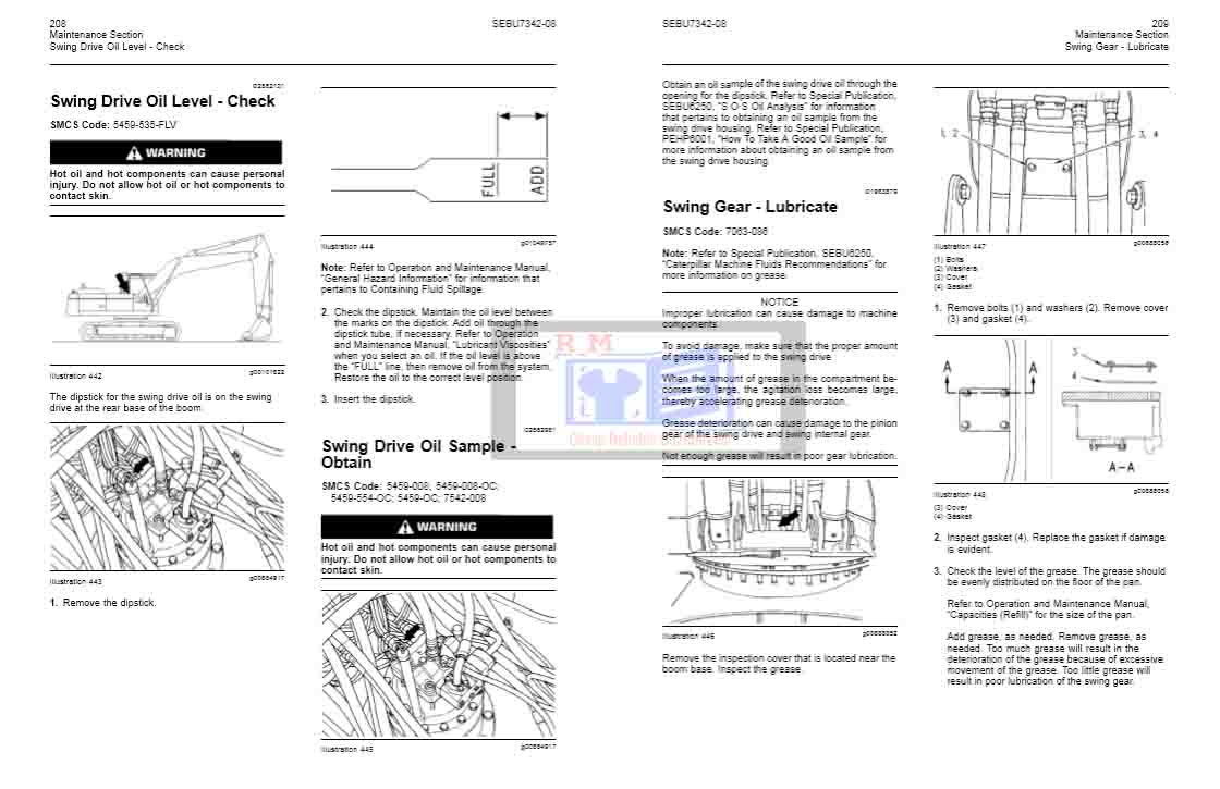 Caterpillar 320C Excavator Manuals