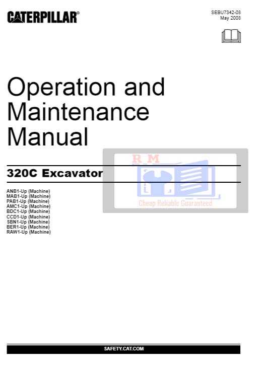 Caterpillar 320C Service Manual