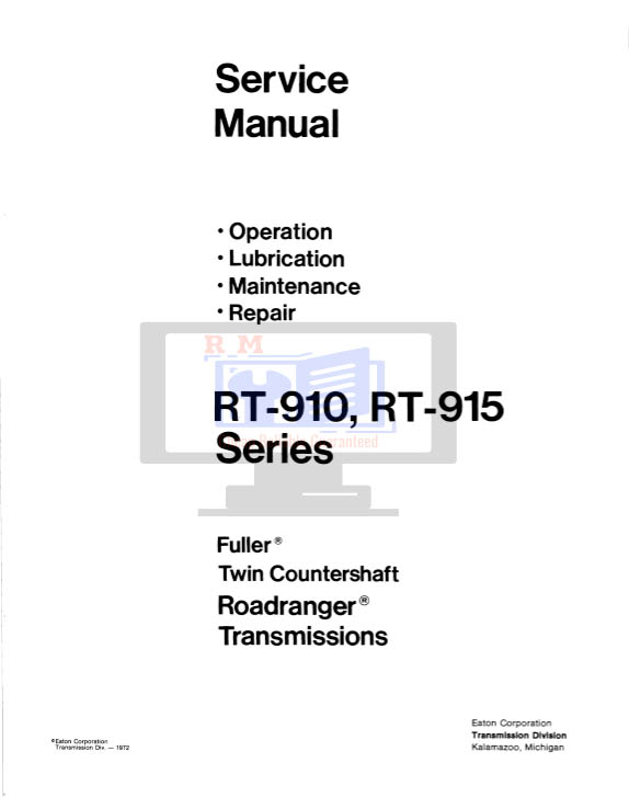 Eaton Fuller RT915