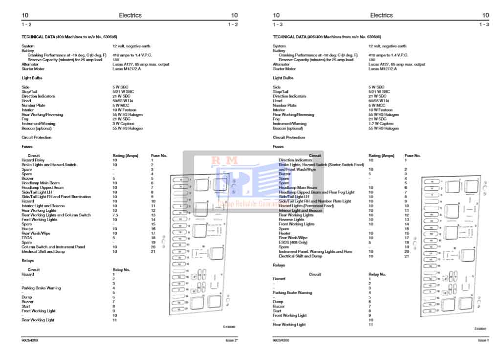 JCB 406, 407, 408, 409 Wheel Loader Service Repair Manual - Image 3