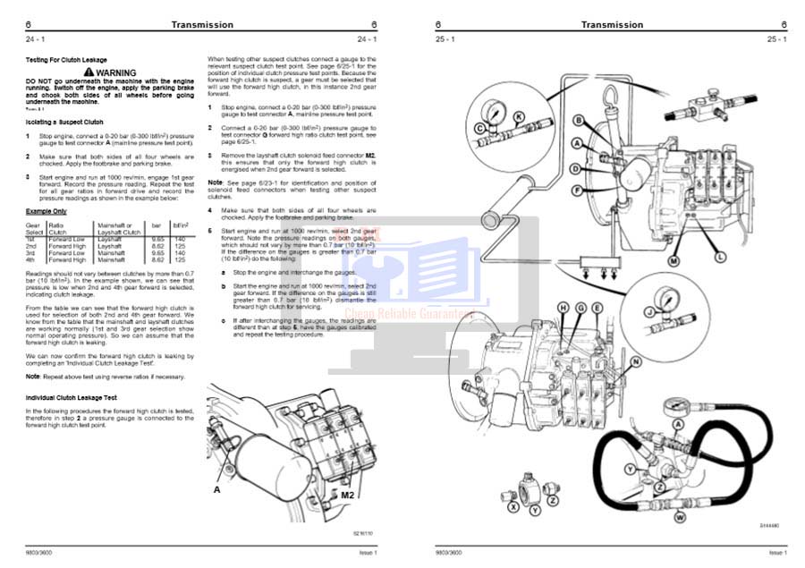 JCB 500 Series service manual