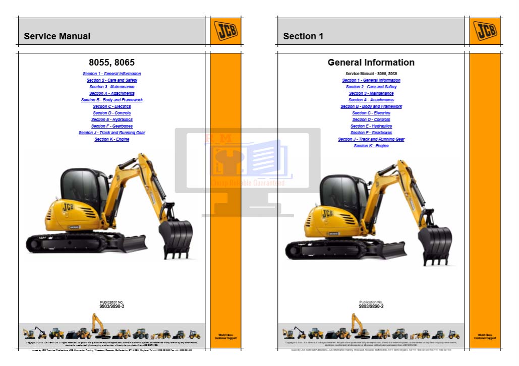 JCB 8055 Excavator