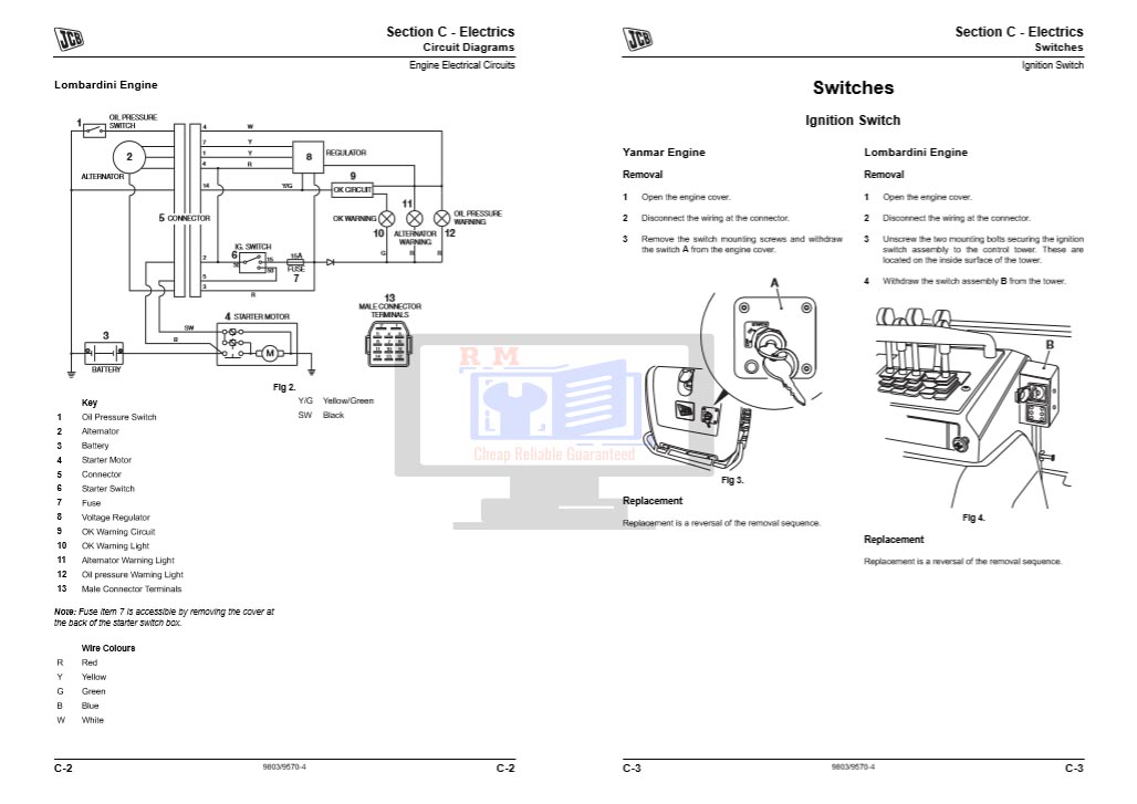 JCB Dumpster HTD5 Service Manual