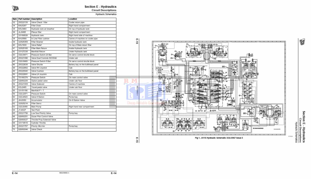 JCB JS145 Service Manual
