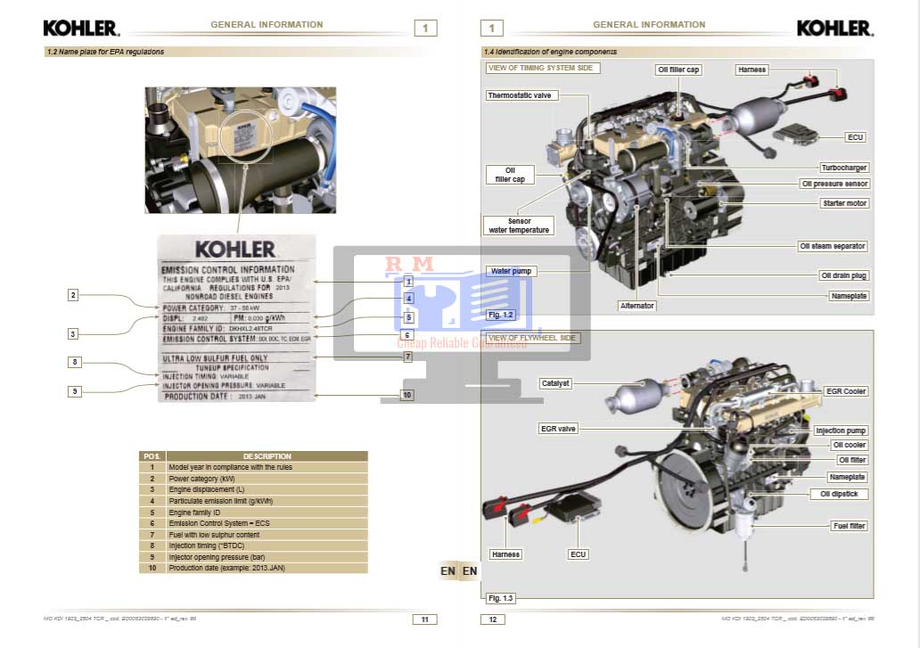 KDI Engine Workshop Manual