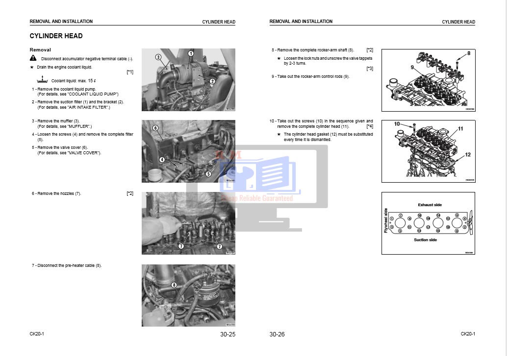 Komatsu CK20-1 Workshop Manual