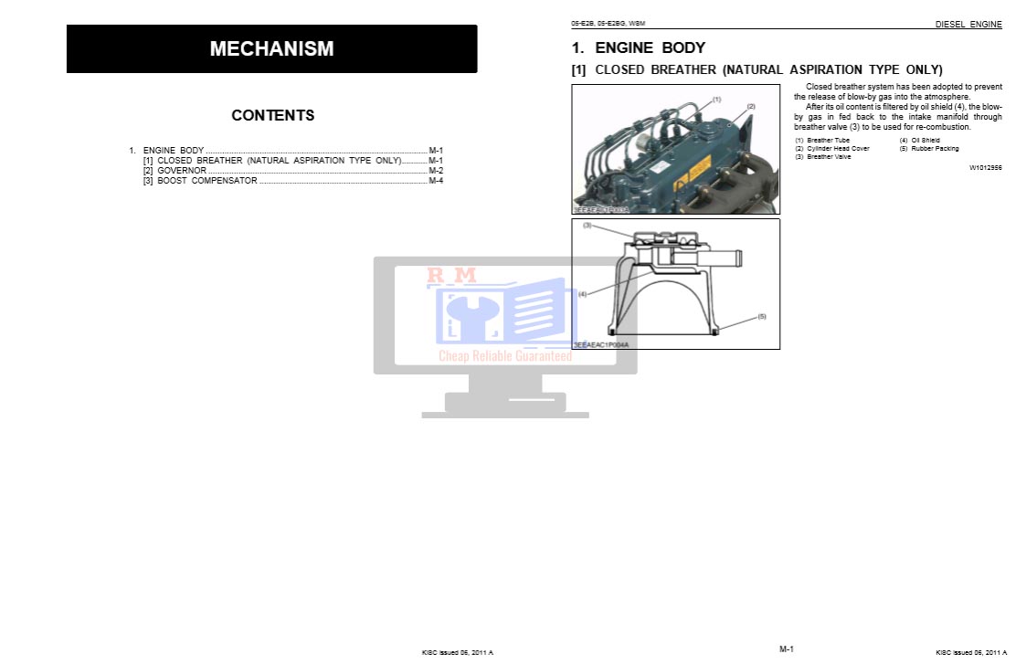Kubota 05E2B Series