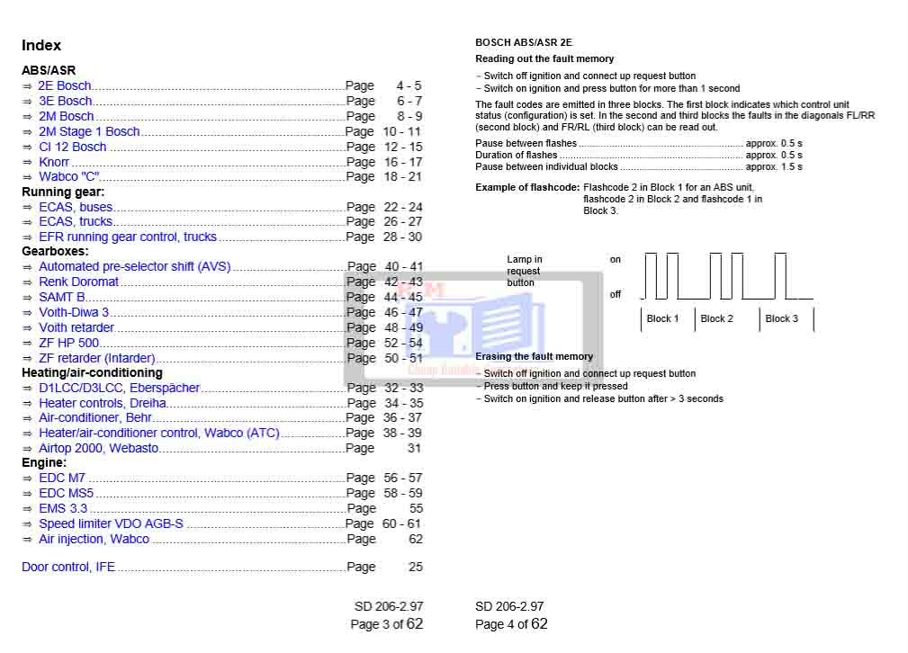 Man Table of Flash codes Explanations - Image 3