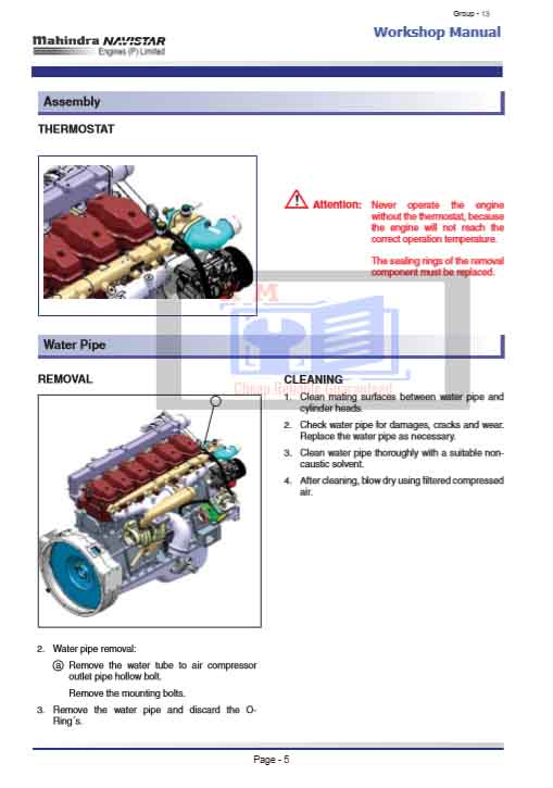 Navistar Acteon Engine Service manual