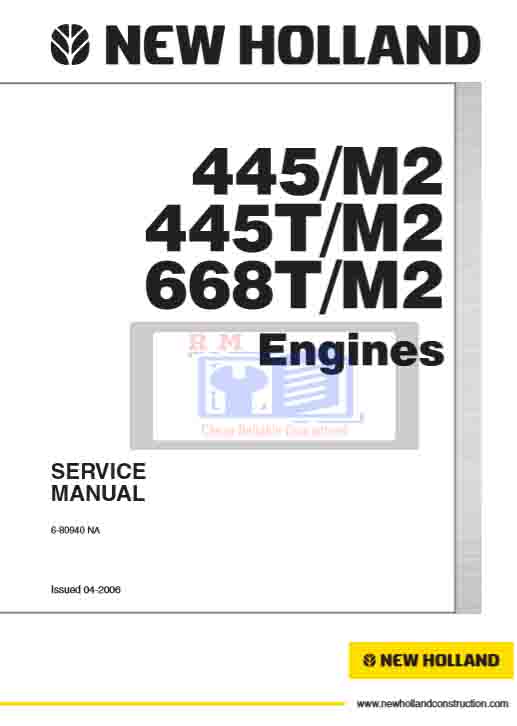 New Holland 445-M2 Engine