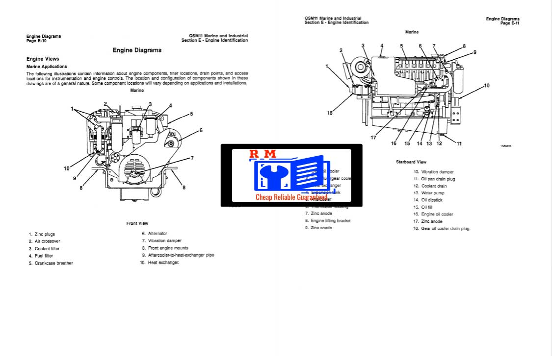 Cummins QSM11 Engine (Marine and Industrial) Operation and Maintenance Manual - Image 3
