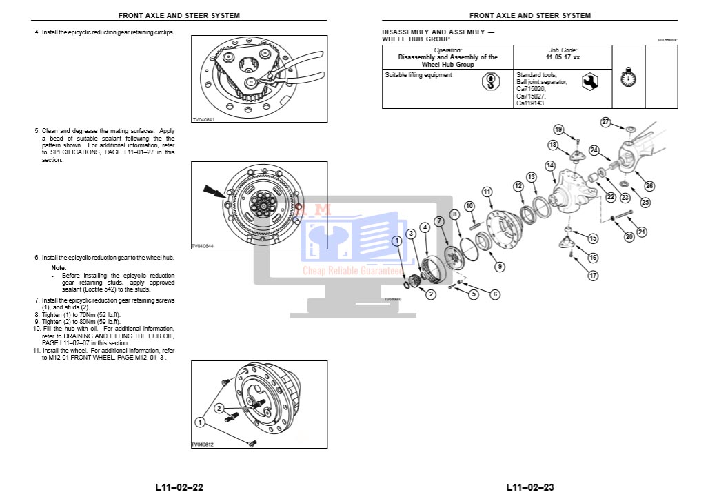 Terex TX860B Workshop Manual
