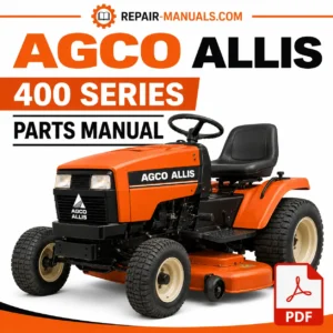 AGCO Allis 400 Series Parts Manual PDF for 409G 412G 412H and AGCO Mower Models