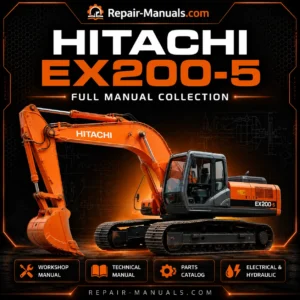 Hitachi EX200-5 Excavator Full Set of Manuals PDF Download Workshop Technical Parts Catalog