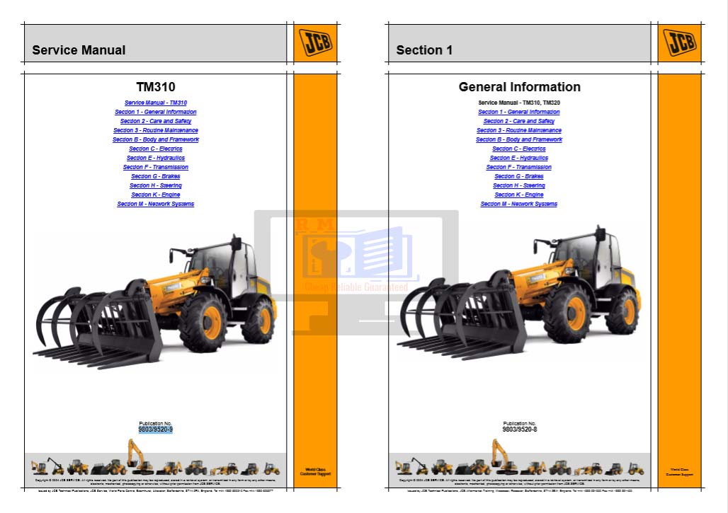 jcb TM310