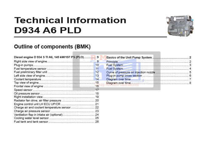 Liebherr CR and PLD Engine Technical Information - Image 3