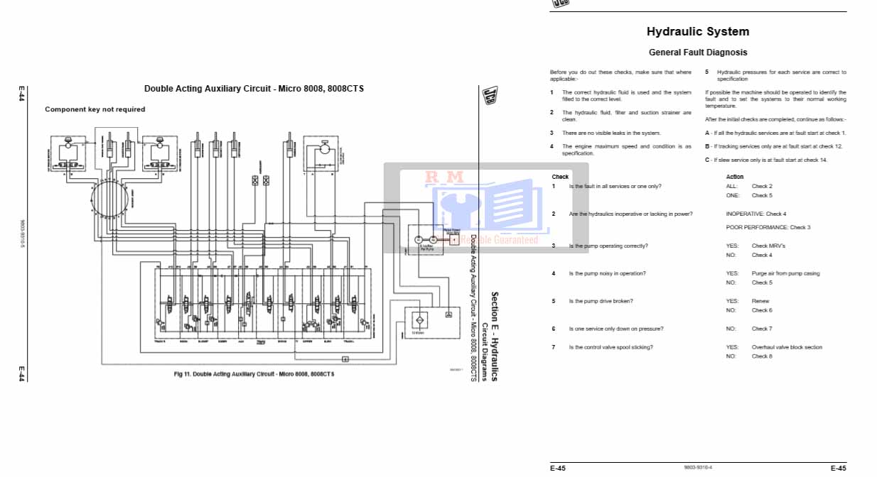 JCB 8010 Service Manual