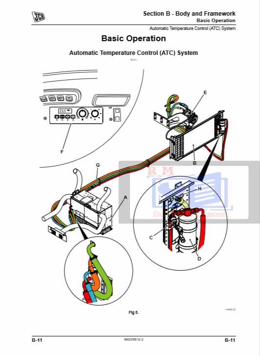 JCB JZ140 Excavator Service Repair Manual - Image 5