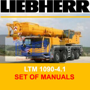 Manuals for the Liebherr Crane LTM 1090-4.1, providing essential information on operation and maintenance procedures