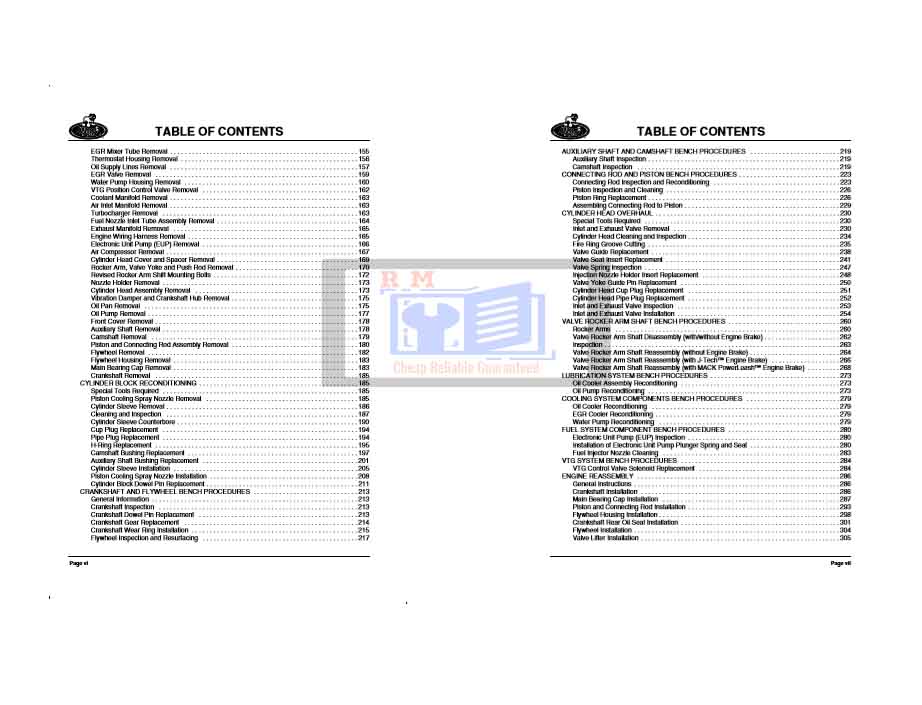 Mack engine repair manual