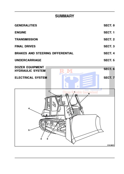 New Holland D150 Dozer Workshop Manual