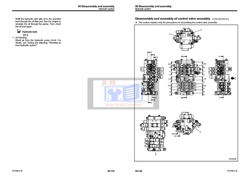 PC170LC-10 Repair Manual