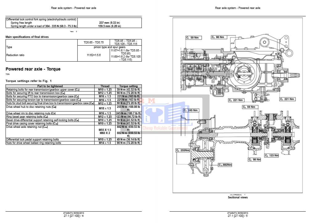 New Holland TD5.105, TD5.115, TD5.65, TD5.75, TD5.85, TD5.95 Service Repair Manual - Image 6