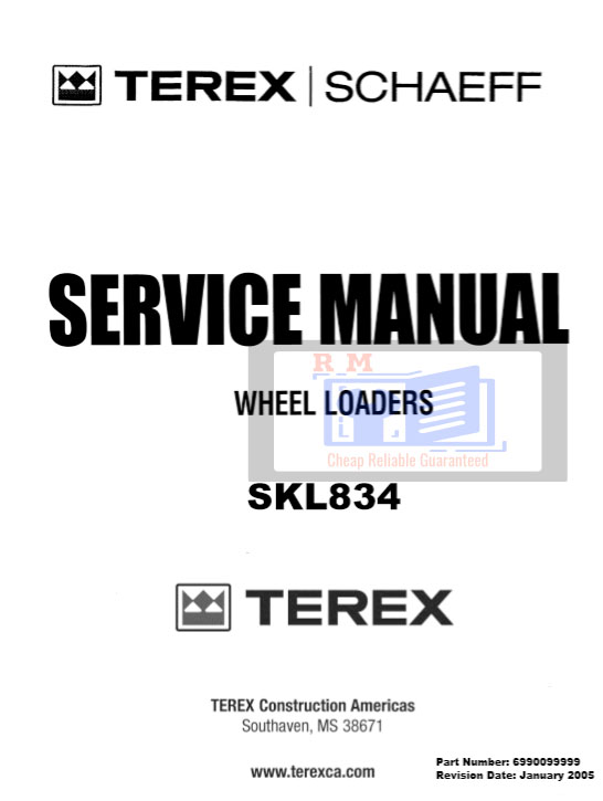Terex SKL834 Service Manual