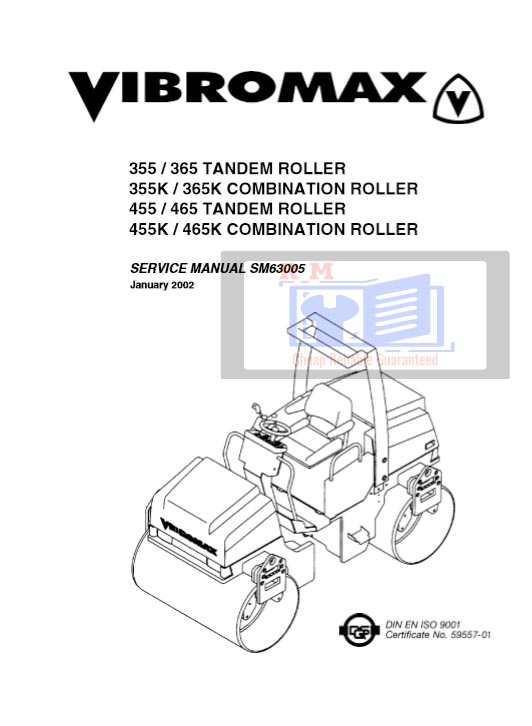 JCB Vibromax 355 365 355K 365K 455 465 455K 465K Service Repair Manual - Image 2