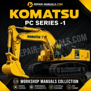 Komatsu PC Series -1 Excavator Workshop Repair Manuals Collection PDF Download