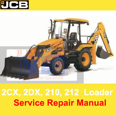 Service Repair Manual for JCB 520 TO 540 Loadall Range, with images of machinery and repair procedures