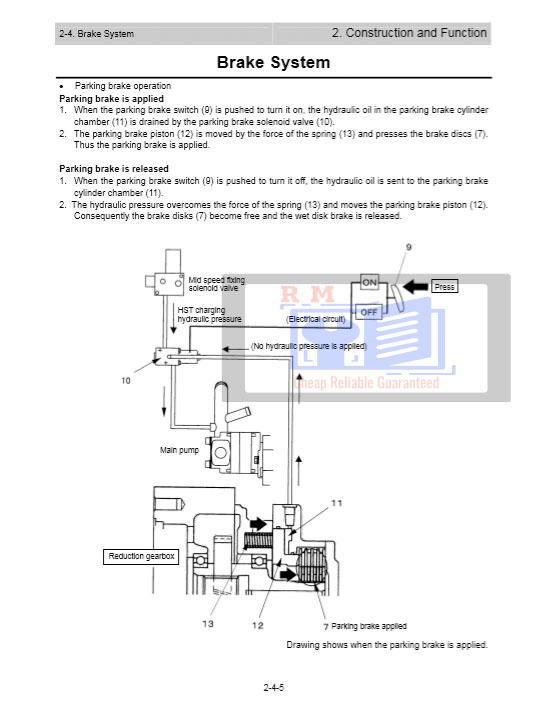 Hitachi LX50-7 worksop manual