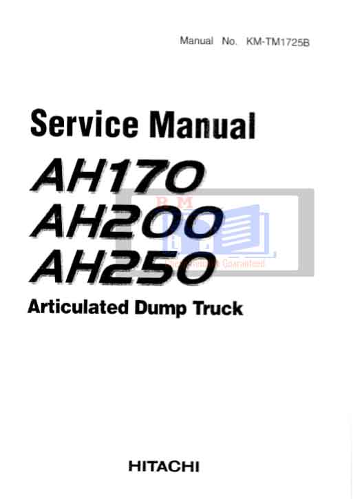 Hitachi dump truck ah170