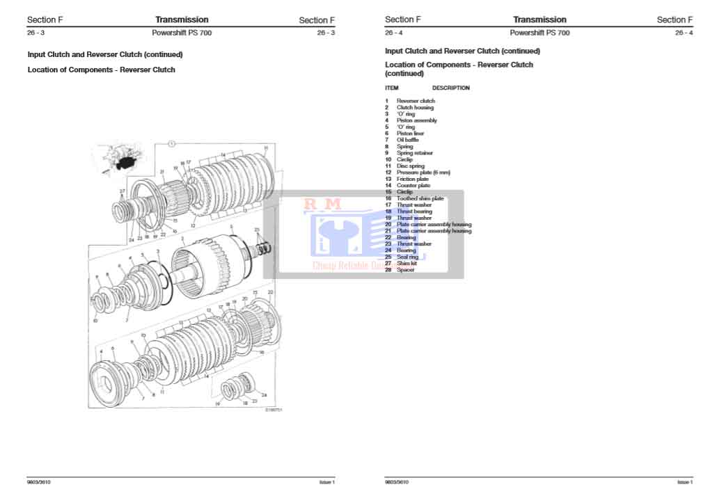 JCB 504B, JCB 526 Loadall Service Repair Manual - Image 3
