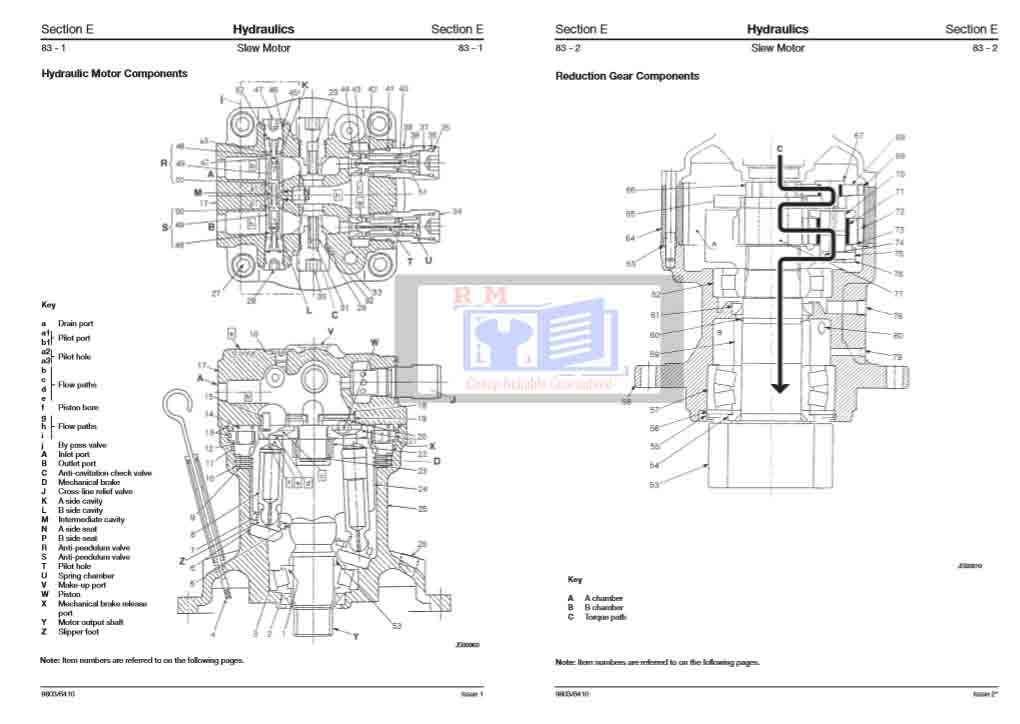 JCB JS130, JCB JS160 Excavator Service Repair Manual - Image 5