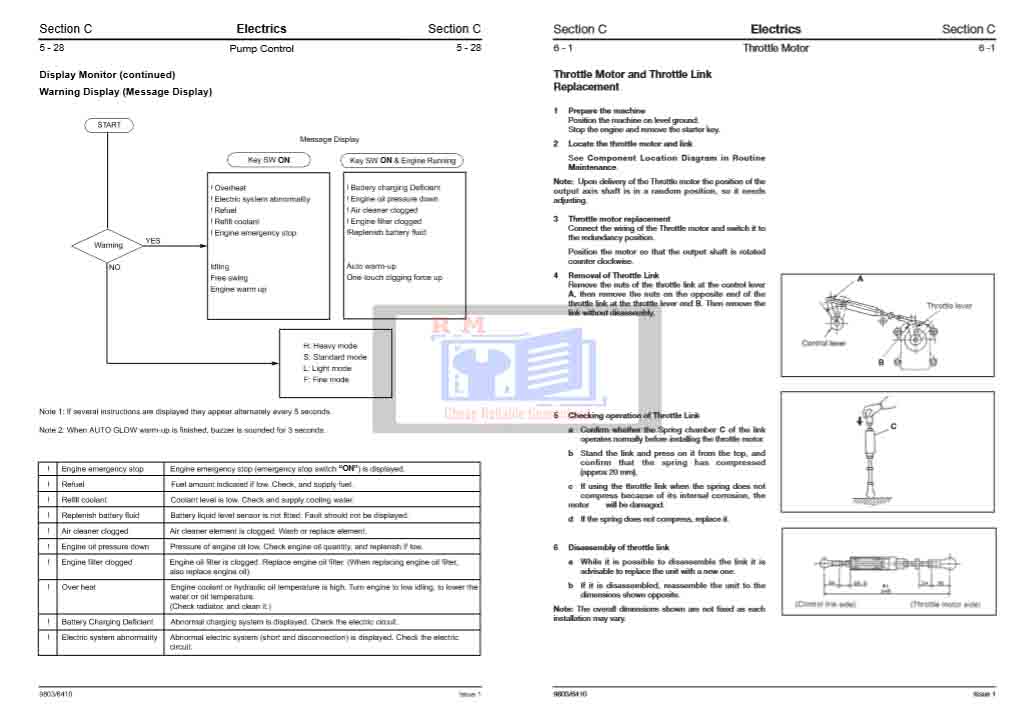 JCB JS130, JCB JS160 Excavator Service Repair Manual - Image 6
