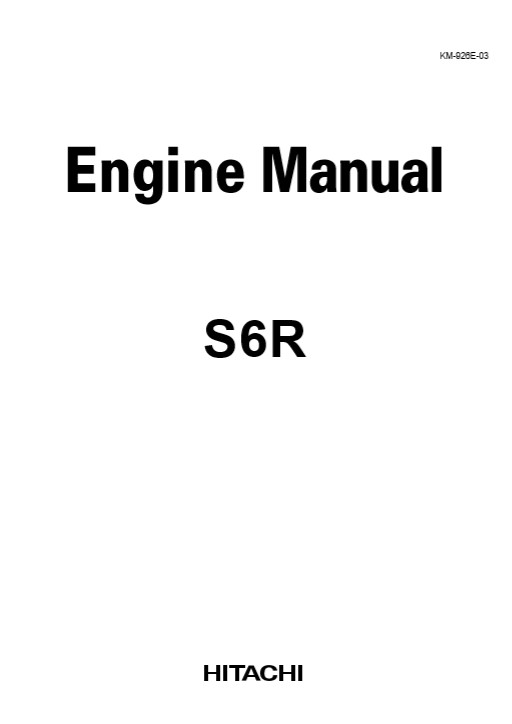 Mitsubishi S6R Engine