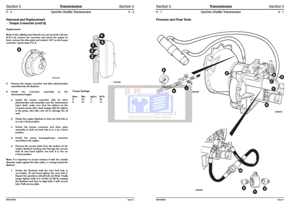 JCB SS500 Drivetrain System Service Repair Manual - Image 3