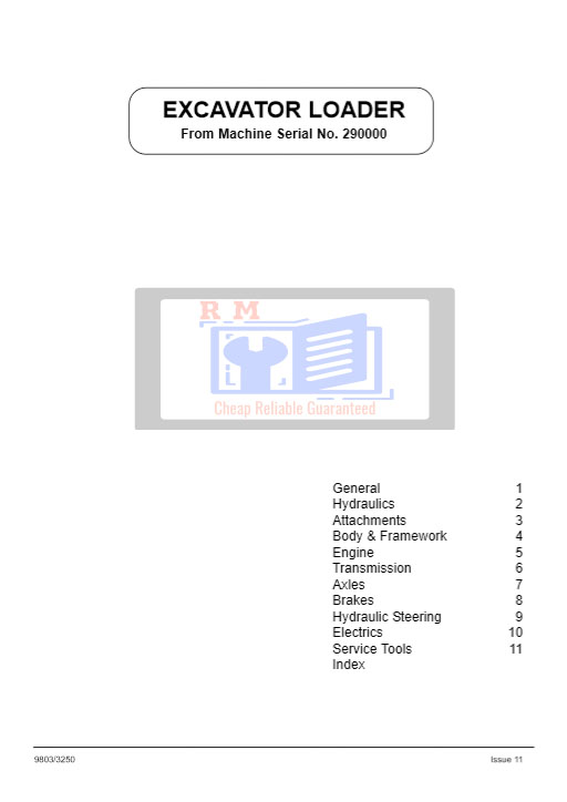 JCB 2CX, JCB 2DX, JCB 210, JCB 212 Backhoe Loader Service Repair Manual - Image 2