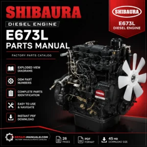 Shibaura E673L Diesel Engine Parts Manual PDF Download