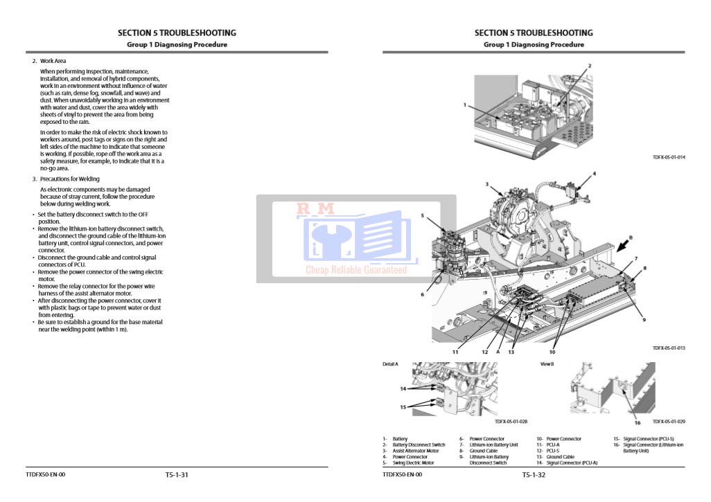Hitachi ZH210-6, Hitachi ZH210LC-6 Hybrid Excavator Technical Troubleshooting Manual - Image 3