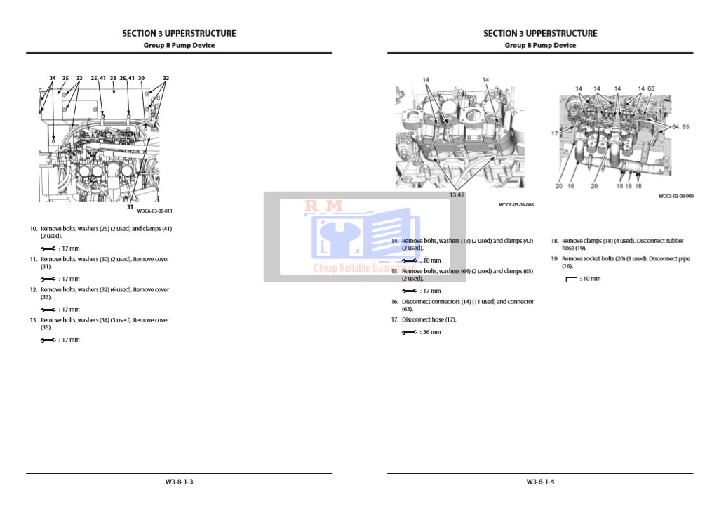 Hitachi ZH210LC-5B Hybrid Excavator Workshop Manual and Diagrams - Image 3